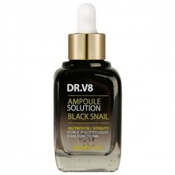 Купить FarmStay DR.V8 Ampoule Solution Black Snail Киев, Украина